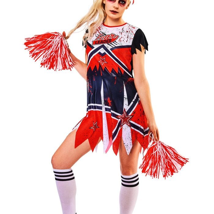 Cheerleader Zombie Plus Size Womens Halloween Costume - 16-18