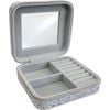 LVD MDF Linen 13x14cm Jewellery Cube Storage Rectangle - Floral