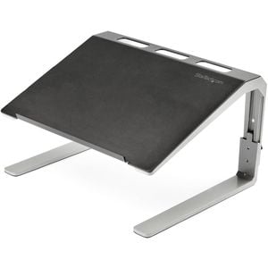 Startech.com Adjustable Laptop Stand - Heavy Duty Steel & Aluminum - 3 Height Settings - Tilted