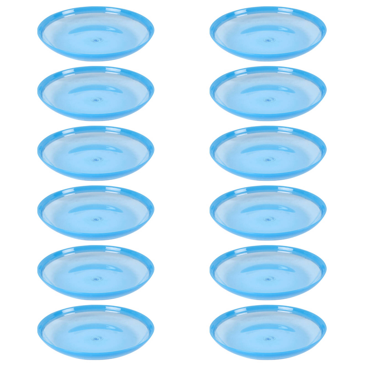 12PK Urban Kitchen Small Plate Two-Tone Blue 20cm Functional 20cm ...
