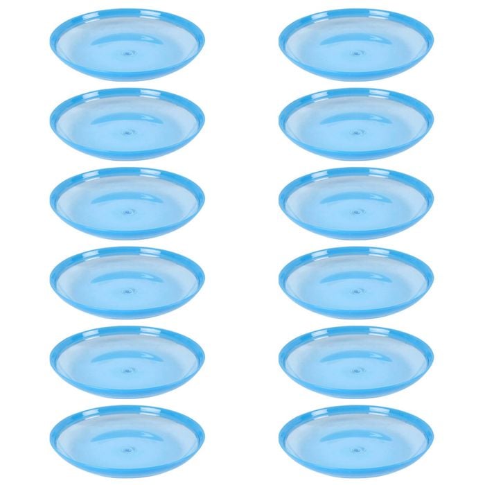 12PK Urban Kitchen Small Plate Two-Tone Blue 20cm Functional 20cm