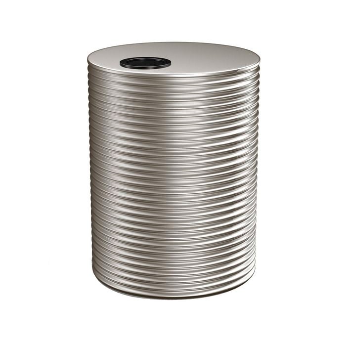 Kingspan 10000L Round Steel Water Tank - 2700mm x 1860mm Dune