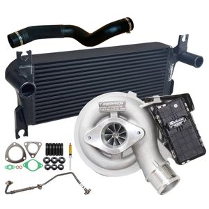 Upgrade Billet Turbo Charger With 106mm Intercooler & Hose And Genuine Oil Feed Pipe For Ford Ranger 3.2L 2015 Onwards