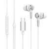 Rewyre USB- C Wired Microphone and Volume Control Earphones White