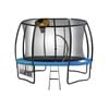 Kahuna 8ft Trampoline Spring Outdoor - Orange Blue With Basketball Set