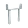 Sunrise Flat Roller Bracket Twin Stem - 8" (200mm), 17mm - Rbfts8