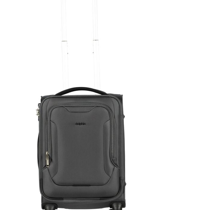 Delphin Caspian 2 Softside Carry-on Spinner Suitcase - 56cm - Grey