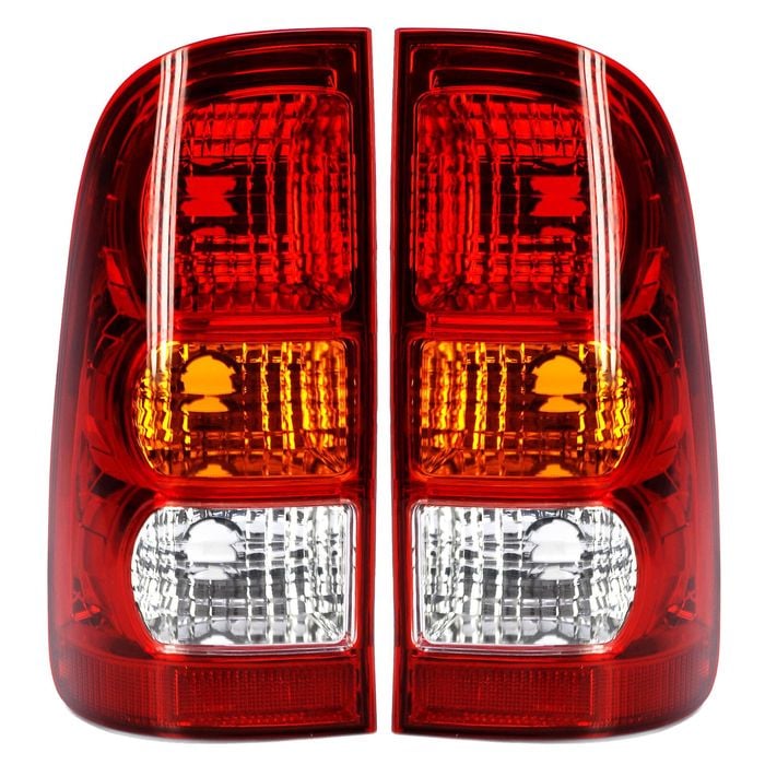 Pair Of LH+RH Tail Light Lamp Fit For Toyota Hilux Style Side 2005-2011 2WD Ute