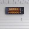 Jumbuck 2000W Black Wall Mount Radiant Patio Heater