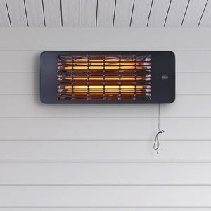 Jumbuck 2000W Black Wall Mount Radiant Patio Heater