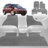 6D Diamond Car Floor Mats for Subaru Outback 2009-2014-Full Set-Grey-Outback GT