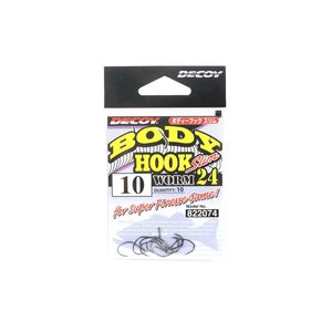 Decoy Worm 24 Drop Shot Wacky Fishing Hook 10