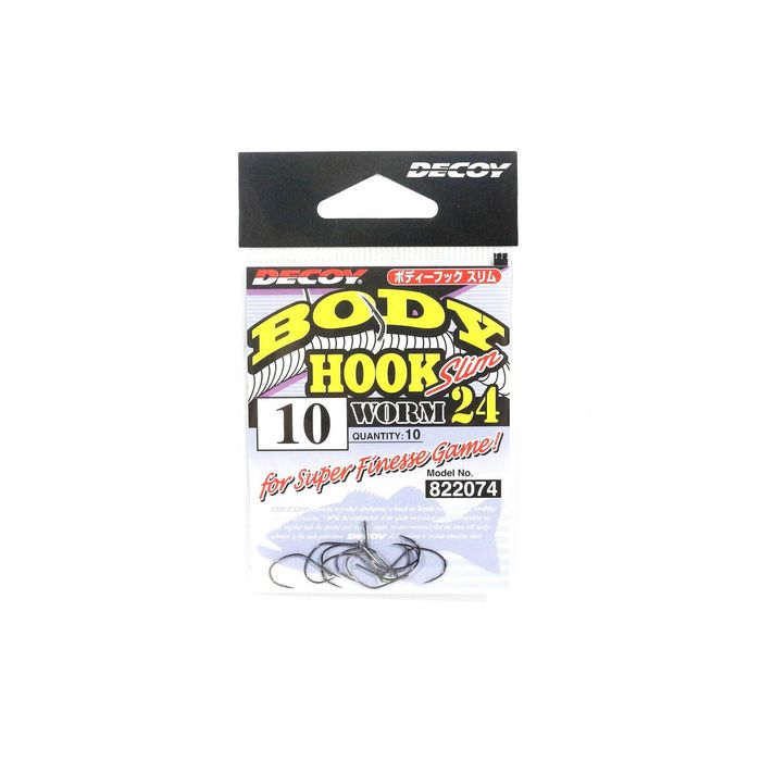 Decoy Worm 24 Drop Shot Wacky Fishing Hook 10