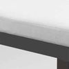 Capri Outdoor Aluminium and Teak Timber Bar Stool Charcoal & Textured Olefin Grey Cushions