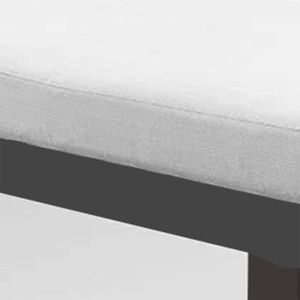 Capri Outdoor Aluminium and Teak Timber Bar Stool Charcoal & Textured Olefin Grey Cushions