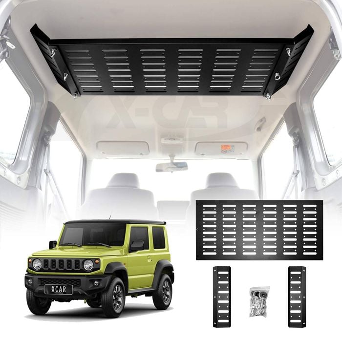 Rear Rack Storage Ceiling Shelf for Suzuki Jimny 3-Door 2018-Onwards Internal Trunk Bracket Luggage