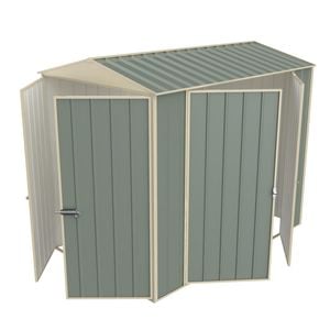 Build-a-Shed 1.5 x 2.3 x 2.3m Gable Double Hinged Side Door Shed - Green