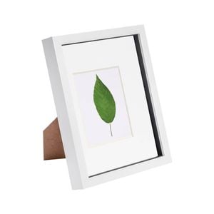 Nicola Spring 8" X 10" White 3d Box Photo Frame - 4" X 6" Mount
