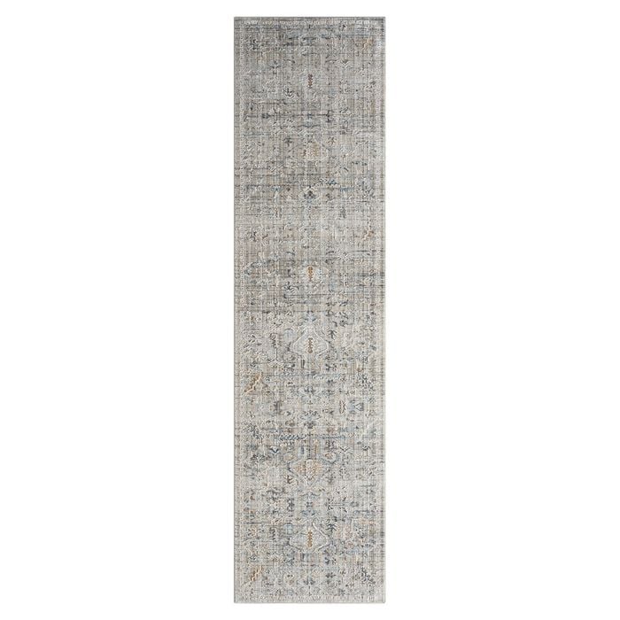 Aubre Contemporary Runner - Aubre Taupe 80 X 300 Cm