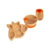 Tiny Dining 4pc Unicorn Bamboo Suction Baby Feeding Set