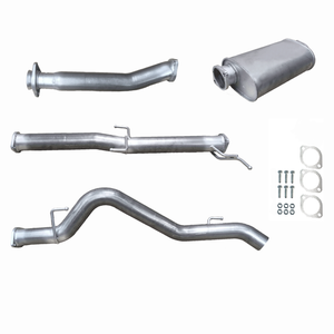 Ignite Exhausts Dpf Back For Mitsubishi Mq Triton 2.4l 3" With Muffler Raw Aluminised Steel