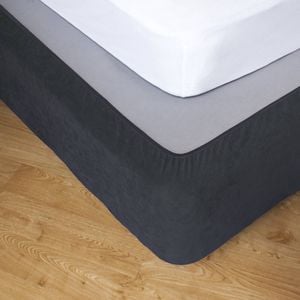 Apartmento Stretch King Bed Valance Slate