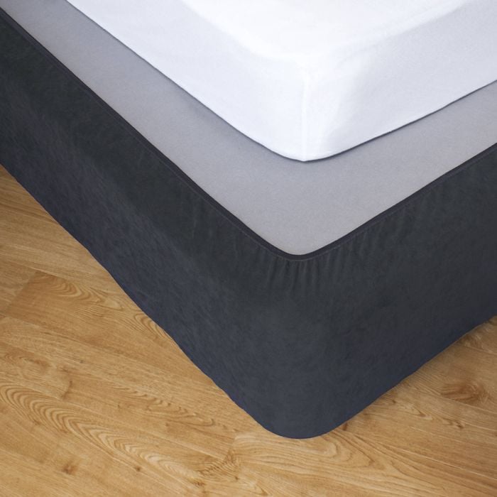 Apartmento Stretch King Bed Valance Slate