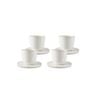 Salt & Pepper Riley Espresso Cups & Saucers 160mL - Set of 4