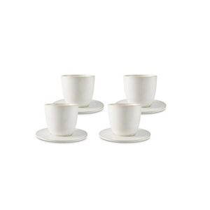 Salt & Pepper Riley Espresso Cups & Saucers 160mL - Set of 4
