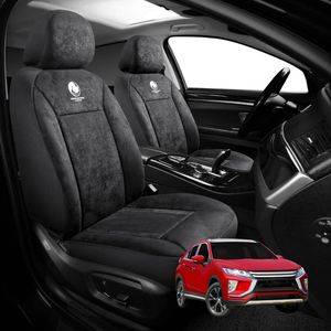Australian Goose Edition Front Seat Covers for Mitsubishi Eclipse Cross 2017 - Current (YA) - Suede, Universal Fit - Black