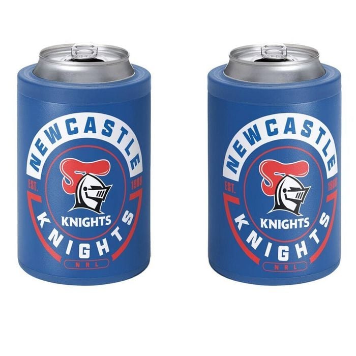 NRL Insulated Can Cooler - Newcastle Knights - Stubby Cooler - Twist Top Lid