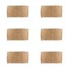 6PK LVD Placemat Fringe Natural Rec Decorative Home Kitchen Decor 45x30cm