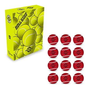 Nivia Heavy Tennis Ball Cricket Ball (Pack of 12)