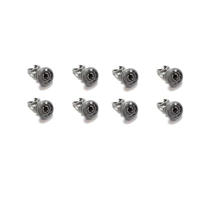x8 Genuine OEM Dishwasher Upper Top Basket Rack Wheels - Complete Assembly 1885800500ASSY, suits Blanco