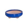Northcote Pottery 33 x 27 x 10cm Blue Oval Izumi Bonsai Pot - 33cm Blue