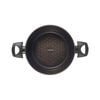 Essteele Per Salute 24cm/4.5L Non-Stick Covered Cooking Casserole w/Handle Black