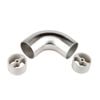 Porta 43mm Stainless Steel Handrail 90° Bend