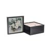 Nicola Spring 10" x 10" Black 3D Box Photo Frames - 8" x 8" Mount - Pack of 5