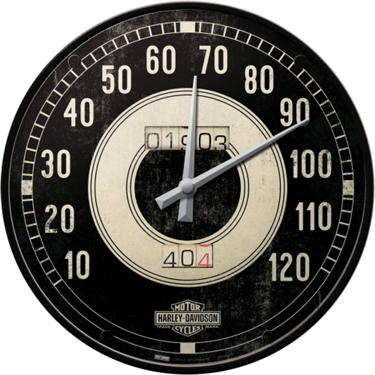 Nostalgic Art 30cm Harley-Davidson Speedo Round Wall Clock - Bunnings ...