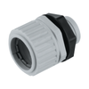 DETA 40mm Grey PVC Conduit Corrugated Gland - Single Pack