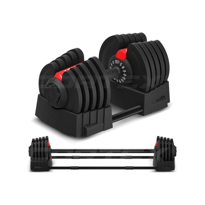 CORTEX Revolock V2 40kg Adjustable Steel Dumbbell Barbell All-in-One (Single)