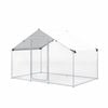 Costway Metal Chicken Coop 300x203x202CM Walk-in Cage Waterproof Lockable