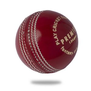 Cricnix Cricket Ball Premier Red Leather (6-pack) 156g for Seniors Match