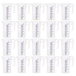 20x 500ml Measuring Jug Strong Clear Plastic Propylene BPA 5 Food Grade Pro-Jug