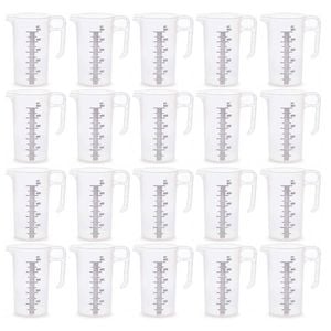 20x 500ml Measuring Jug Strong Clear Plastic Propylene Bpa 5 Food Grade Pro-jug