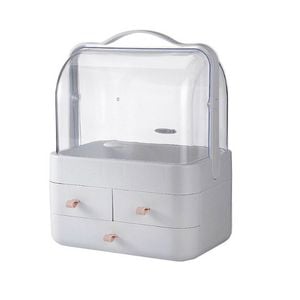 Cosmetics Storage Boxes Portable Dust-proof Makeup Jewelry Case Desktop Drawer