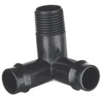 Toro 19 x 15mm Single BSP Male Poly Barbed Threaded Elbow