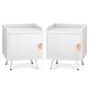 ALFORDSON Set of 2 Bedside Table White