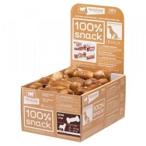 100% Snack Dog Bone Large (20)