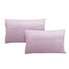 Alastairs Augusta Blush Pair of Flannel Fleece Standard Pillowcases 48 x 73 cm